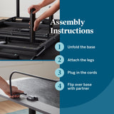 LUCID 8 Inch Queen-Mattress and L150 Adjustable Bed Base – Plush Gel Memory Foam-Mattress – Bamboo Charcoal – CertiPUR-US Certified – Easy Assembly LUCID