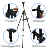 Art Painting Display Artist Easel Stand,Ns Jymb Portable Metal Adjustable Easels for Painting Canvases Height from 17 to 66 Inch - Carry Bag for Table-Top/Floor Displaying and Wedding Signs - Black Ns Jymb