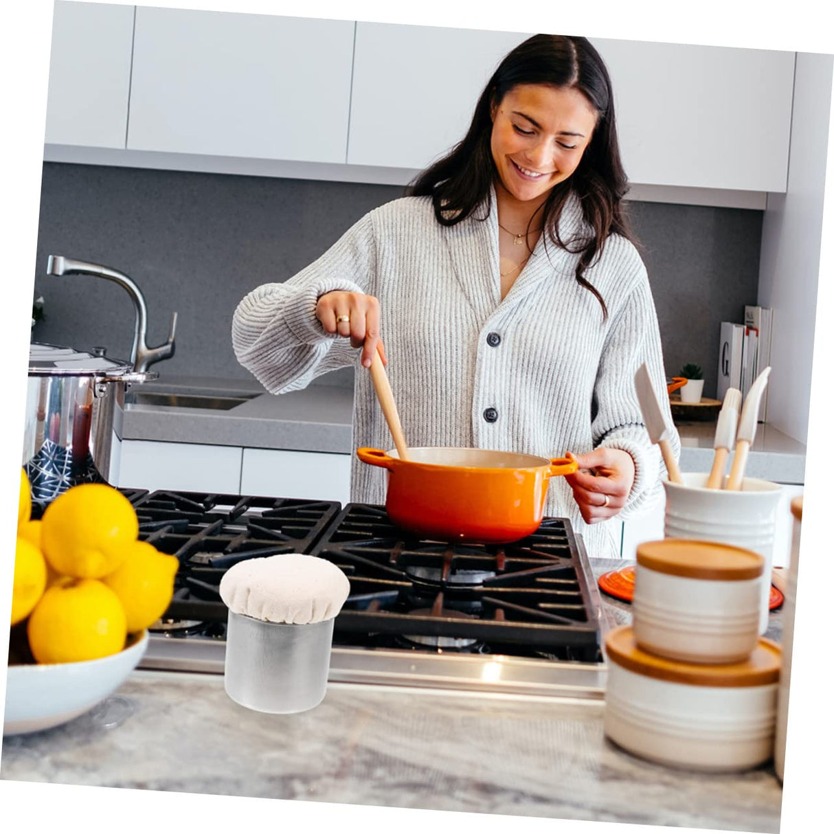 BESTOYARD 4 Sets Pancake Grease Brush Grilling Tools and Accessories Cooking Brush Oil Multifunctional Oil Mop Oil Brush Grill Mop Oil Wiper for Pancake Basting Baking Brush Pancakes Cloth BESTOYARD