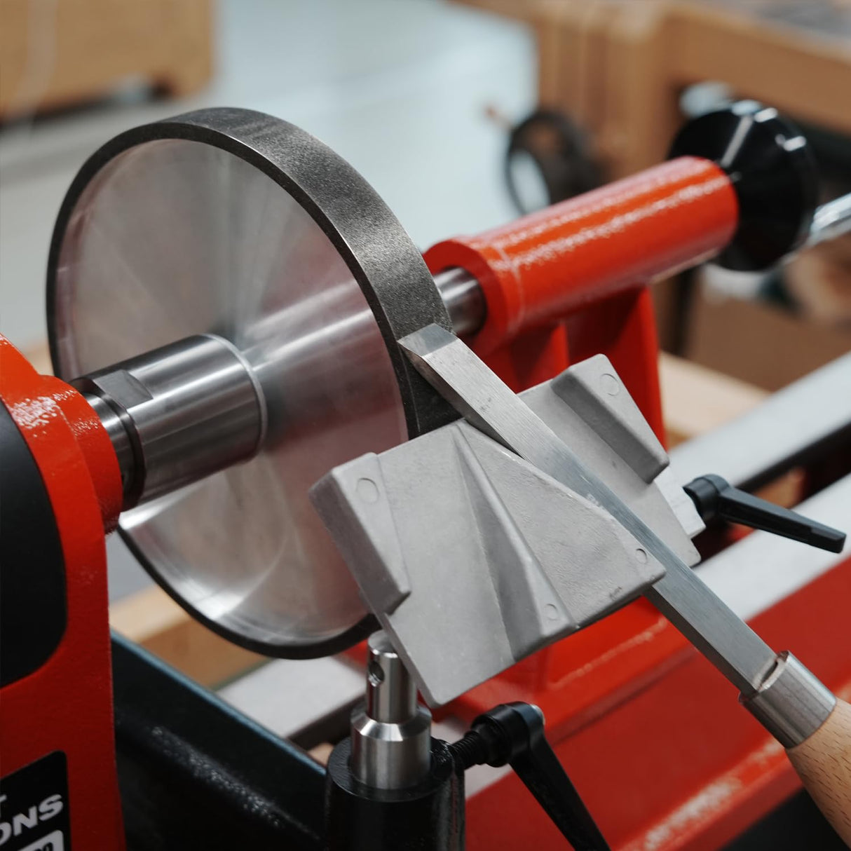 BMWOOD LG-GRIND Lathe Tool Rest Sharpening System Kit, used on Woodturning Lathe, Grinding Jig for wood chisels. BMWOOD