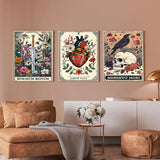 Fairyland JinWenn Diamond Art Kits for Adults Beginner, 3 Pack Tarot DIY Diamond Painting Kits 5D Diamond Dots Gem Art Crafts with Tools,Round Full Drill Crafts for Home Wall Decor&Gift-12x16inch Fairyland JinWenn