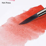 Arrtx Watercolor Sketchbook,100% Cotton Acid-Free 140lb/300gsm Hot Press Hardcover Watercolor Journal Notebook 2 Pack,40 Sheets 5.35 x 3.86 inches Arrtx