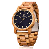 MUJUZE Wooden Watch for Men, Wood Watches Gifts Lightweight Handmade Minimalist Movement Classic Wooden Watches Casual Wood Watches Men, Wood Watch for Men (1007 Mango) MUJUZE