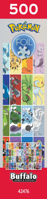 Buffalo Games - Foil Puzzle - Pokémon - Legendary - 500 Piece Jigsaw Puzzle Buffalo Games