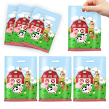 MEMOVAN Farm Party Gift Bags - 30pcs, Farm Party Favors with Plastic Goodies, Candy Treat Snack Bags for Kids, Barnyard Cow Farmhouse Theme Birthday & Baby Shower Decoration MEMOVAN