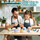 Pottery Wheel for Kids-Complete Pottery Painting Kit Arts and Crafts for Kids Ages 8-12, Clay Sculpting Tools with 1.7lb Air Dry Clay, Birthday Christmas Gifts Toys for Boy Girls Age 6 7 8 9 10 11 12 Fedonak