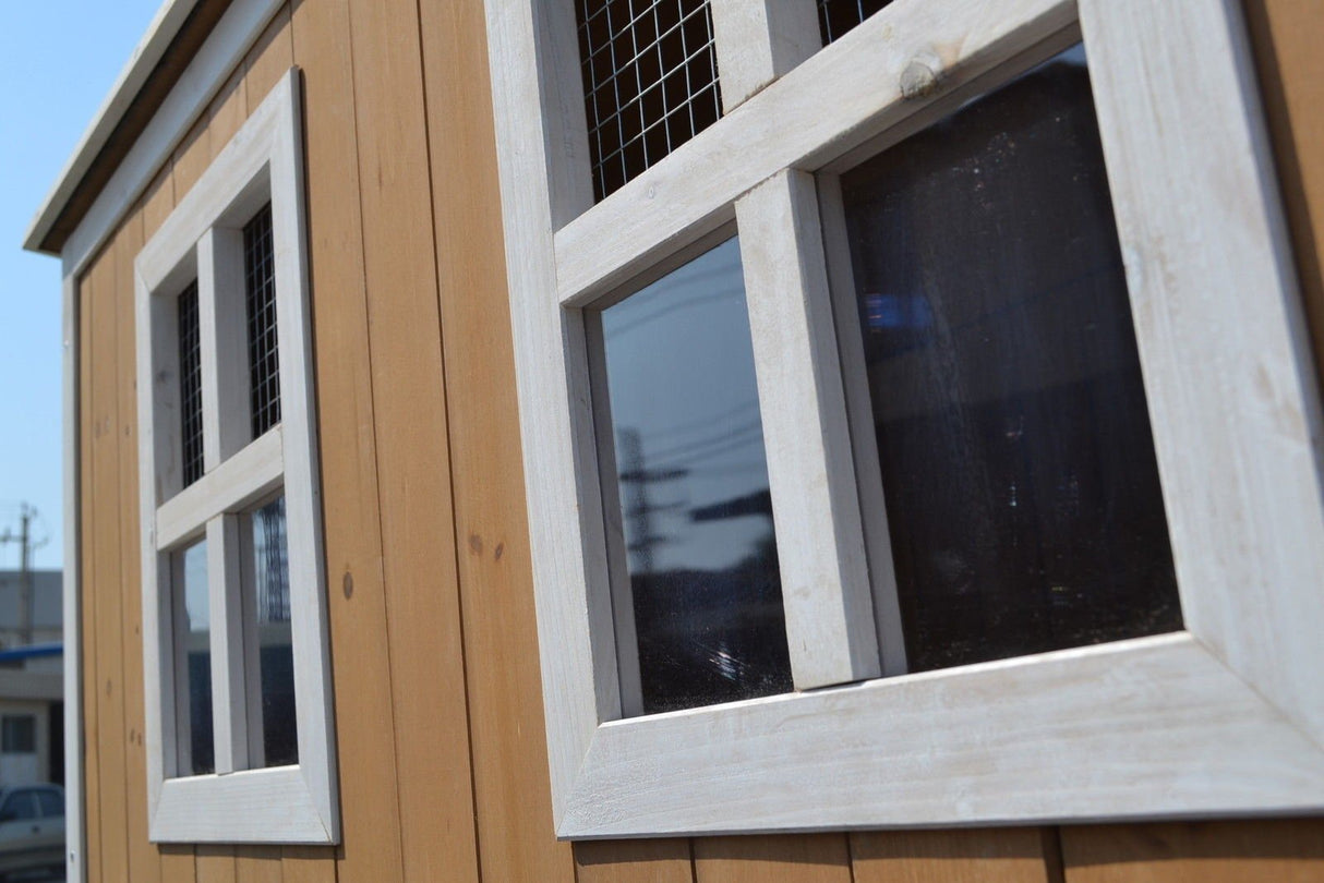 Omitree New Large Wood Chicken Coop Backyard Hen House 4-8 Chickens w 4 Nesting Box Omitree