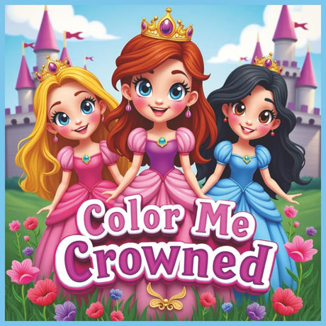 Color Me Crowned: A Princess Coloring Book WoodArtSupply