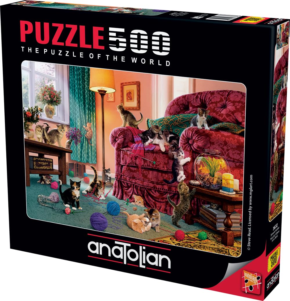 Anatolian Puzzle - Naughty Kittens, 500 Piece Puzzle, #3632