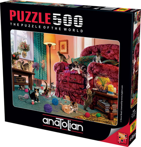 Anatolian Puzzle - Naughty Kittens, 500 Piece Puzzle, #3632 Anatolian