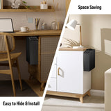 CLUTTO Biometric Slider Gun Safe for Handgun, Fingerprint Gun Safe Supports Quickly Access with 3 Ways, Fingerprint, PIN Code and Key, Hidden Gun Safe Box for Cloakroom Nightstand and Vehicle. Black CLUTTO