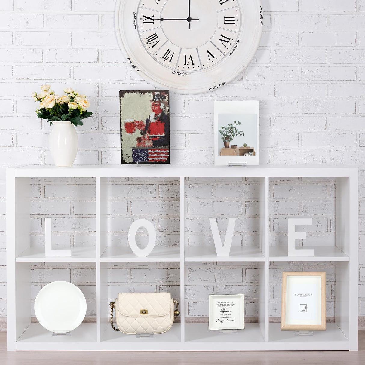 Memorywuu 12 Pack Acrylic Book Stand for Display Adjustable Clear Display Holder Easel Collector Stand for Home Office Back to School Comic Album CD Magazine Postcard Artworks (4.2 x 4.3 x 2.35 Inch) Memorywuu