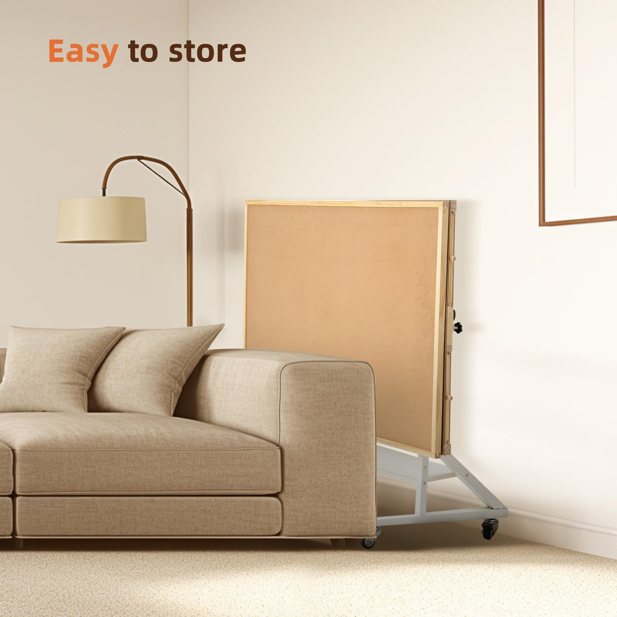 Becko US 2-in-1 Tilting & Rotating Jigsaw Puzzle Table with 4 Colored Drawers & Cover & Flip Top Design, Puzzle Board with Tilt Angle & Height Adjustments, Easy to Move, for 1500 Piece Jigsaw Puzzles Becko US