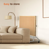 Becko US 2-in-1 Tilting & Rotating Jigsaw Puzzle Table with 4 Colored Drawers & Cover & Flip Top Design, Puzzle Board with Tilt Angle & Height Adjustments, Easy to Move, for 1500 Piece Jigsaw Puzzles Becko US