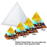 Large Pyramid Resin Mold Big Pyramid Mold for Resin Pyramid Silicone Mold Epoxy Resin Casting Mold for DIY Jewelry Casting Crafts Chistepper