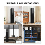 Emasme Gun Safe,Gun Safes & Cabinets Heavy-Duty Gun Safe for Home Rifle Pistols and Shotguns, Gun Cabinet Lock with Adjustable Rack, Pockets and Removable Shelf and Gun Rack Emasme