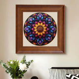 Mandala Wooden Puzzles for Adults 200 Pieces- Mandala Succulent Wooden Jigsaw Puzzles for Adults and Kids, Medium Family Reunion Puzzle, Valentine's Day Puzzle Gift for Lovers Friends Family jiroinlly