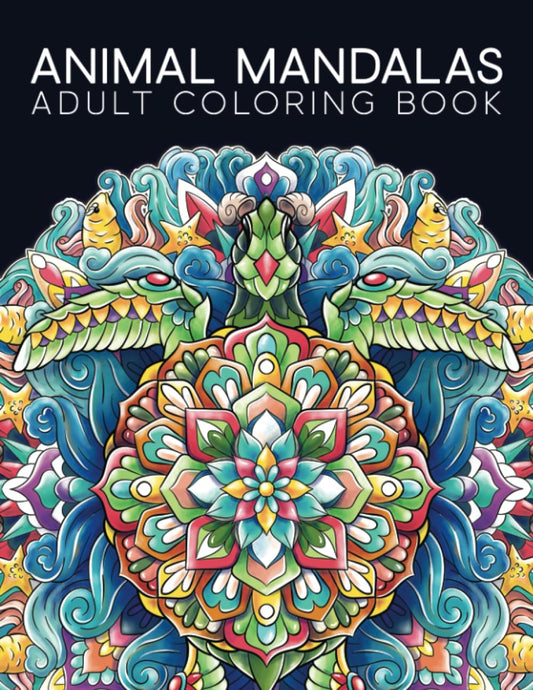 Adult Coloring Book: Animal Mandalas