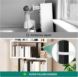 YITAHOME Tall Bookshelf Modern Book Shelf 6 Tier Bookcase, Open Display Storage Rack Shelves for Living Room/Bedroom/Home/Office/Kitchen, White YITAHOME