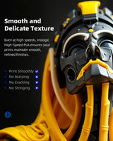 Inslogic High-Speed PLA Filament 1.75mm 3D Printer Filament, 50-600mm/s Rapid Printing PLA, Smooth Flow & No Clogging, 1kg Spool (2.2lbs) Fit Most FDM 3D Printers, Black Inslogic