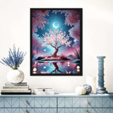 Benjenes Diamond Art Kits for Adults, Moonlight Diamond Painting Kits for Adults, 5D DIY Round Drill Gem Art Paint with Diamonds Dots Crafts Kits for Home Decor Gift 14x14inch Benjenes