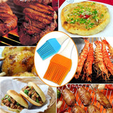Basting Brush, Basting Brushes Grill Kitchen Silicone Pastry Cooking Brushs & BBQ Basting Brush, Varying Bright Color - Best Kitchen Gadget (Oil Brush 4 Pack) BINHAI
