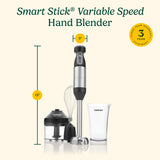 Cuisinart CSB-179 Smart Stick Variable Speed Hand Blender, Stainless Steel Cuisinart