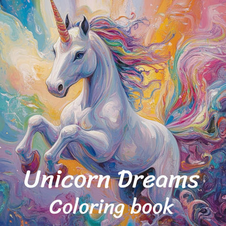 Unicorn Dreams: A Magical Fantasy Coloring Book for Adults and Teens – Beautiful Mythical Unicorns for Relaxation, Creativity & Stress Relief WoodArtSupply