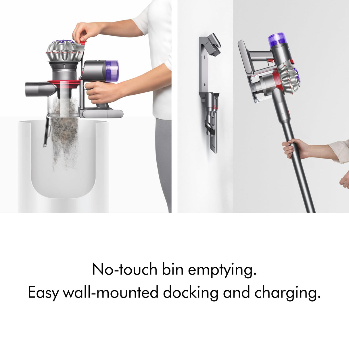 Dyson V8 Plus Cordless Vacuum, Silver/Nickel Dyson