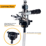 Bar-King Quick-Connect Kegerator Beer Line Cleaning kit. Finally, Cleaning Your Lines is Simple! (Includes Cleaning Powder) - for Standard Kegs Bar-King