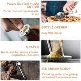 Kitchen Utensils Set-Umite Chef 34 Pcs Silicone Cooking Utensils Set for Nonstick Cookware-Silicone Spatulas Set, Stainless Steel Handle-White Kitchen Gadgets Tools, Pots and Pans Accessories Umite Chef