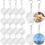 20 Pcs Sublimation Wind Spinner Blanks 3 Inch Bulk Aluminum Metal Ornaments Sublimation Blanks Products Heat Transfer Outdoor Garden Christmas Trees Decoration Sublimation Blank Wind Spinners LaiHiulaan