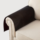 Ganloz Leather Recliner Chair Headrest Cover - Sofa, Love Seat, Furniture Protector, Slipcover Theater Seat Cover/Slip Cover for Home & Office, 24x30 Inches - Brown Antique Pack of 1 Ganloz