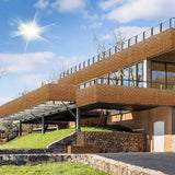 Natural Bamboo Fencing Rolls 2FT 4FT 6FT 8FT 9FT 16.4FT Decorative Bamboo Fence Screen Curtain Balcony Fence Bamboo Screen Fencing for Outdoor Backyard Patio（Brown） WoodArtSupply