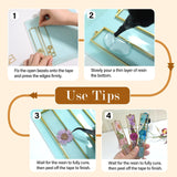 LET'S RESIN 12pcs Bookmark Bezels for Resin with Tassels, UV Resin Molds for DIY Bookmarks(6 Flowers and 6 Blank Frames), Metal Bookmark Bezels Bulk for Craft Supplies, Birthday Gifts, Custom LET'S RESIN