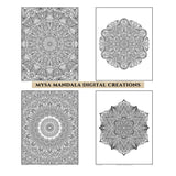 Intricate Patterns Adult Coloring Book - Zen Mandalas Series - Volume III WoodArtSupply