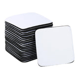 PATIKIL 4in Sublimation Coasters Blanks, 20pcs Sublimation Car Coasters Blanks Bulk Cup Mat Sublimation Blanks Rubber for Crafts DIY Iron On Heat Transfer Press Printing, Square PATIKIL