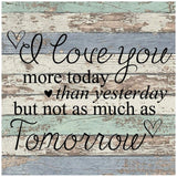 YALKIN 5D Diamond Painting Kits for Adults, DIY Diamond Number Rhinestone Painting Kits for Adults and Embroidery Diamond Arts Craft Home Decor 11.82X11.82 inch (Love You More Today) … YALKIN