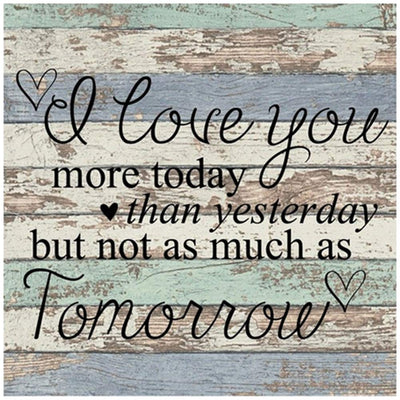 YALKIN 5D Diamond Painting Kits for Adults, DIY Diamond Number Rhinestone Painting Kits for Adults and Embroidery Diamond Arts Craft Home Decor 11.82X11.82 inch (Love You More Today) …