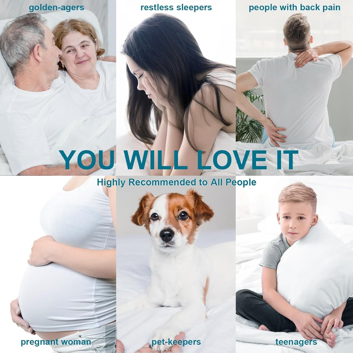 CHOKIT Full Mattress Topper, Extra Thick Pillow Top Mattress Pad for Back Pain Relief, Cooling Bed Topper Mattress Cover with 8-21 Inch Deep Pocket CHOKIT