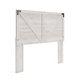 Signature Design by Ashley Shawburn Modern Farmhouse Headboard, Queen, Whitewash Signature Design by Ashley