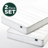 ZINUS 6 Inch Foam and Spring Hybrid Mattress, 2 Pack [New Version], Twin, Fiberglass Free, Bunk Bed Compatible, Durable Support, Certified Safe Foams & Fabric, Mattress in A Box Zinus