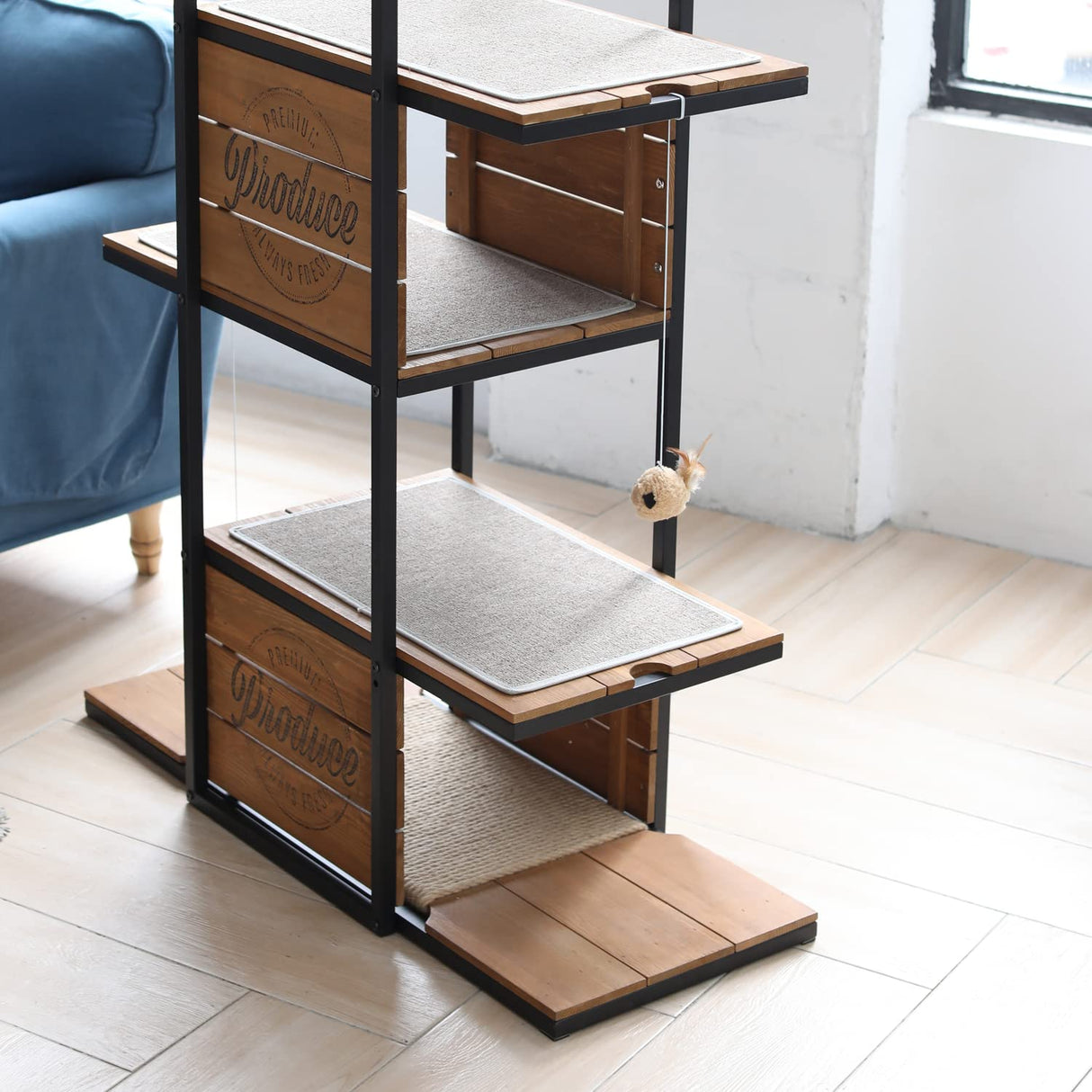 Country Crate Cat Tree zoovilla