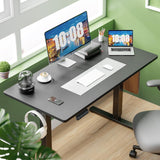 Zibbizo Electric Height Adjustable Standing Desk, 40x24 Inches, Ergonomic Sit-to-Stand Rising Computer Table for Home Office Zibbizo