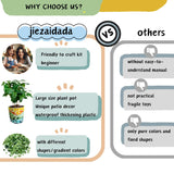 jiezaidada Mosaic Puzzles Craft Kit for Adults, Arts and Crafts Hobbies for Women & Men, Flowerpot Planter DIY with Step-by-Step Guide,Home Decor Gifts for Holiday & Special Occasion jiezaidada