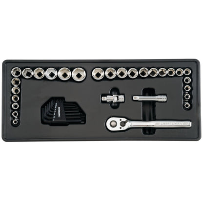 CRAFTSMAN Mechanic Tool Set, 104 Pieces, Includes 20.5” Drawers, 3-Compartments (CMMT45068) - WoodArtSupply