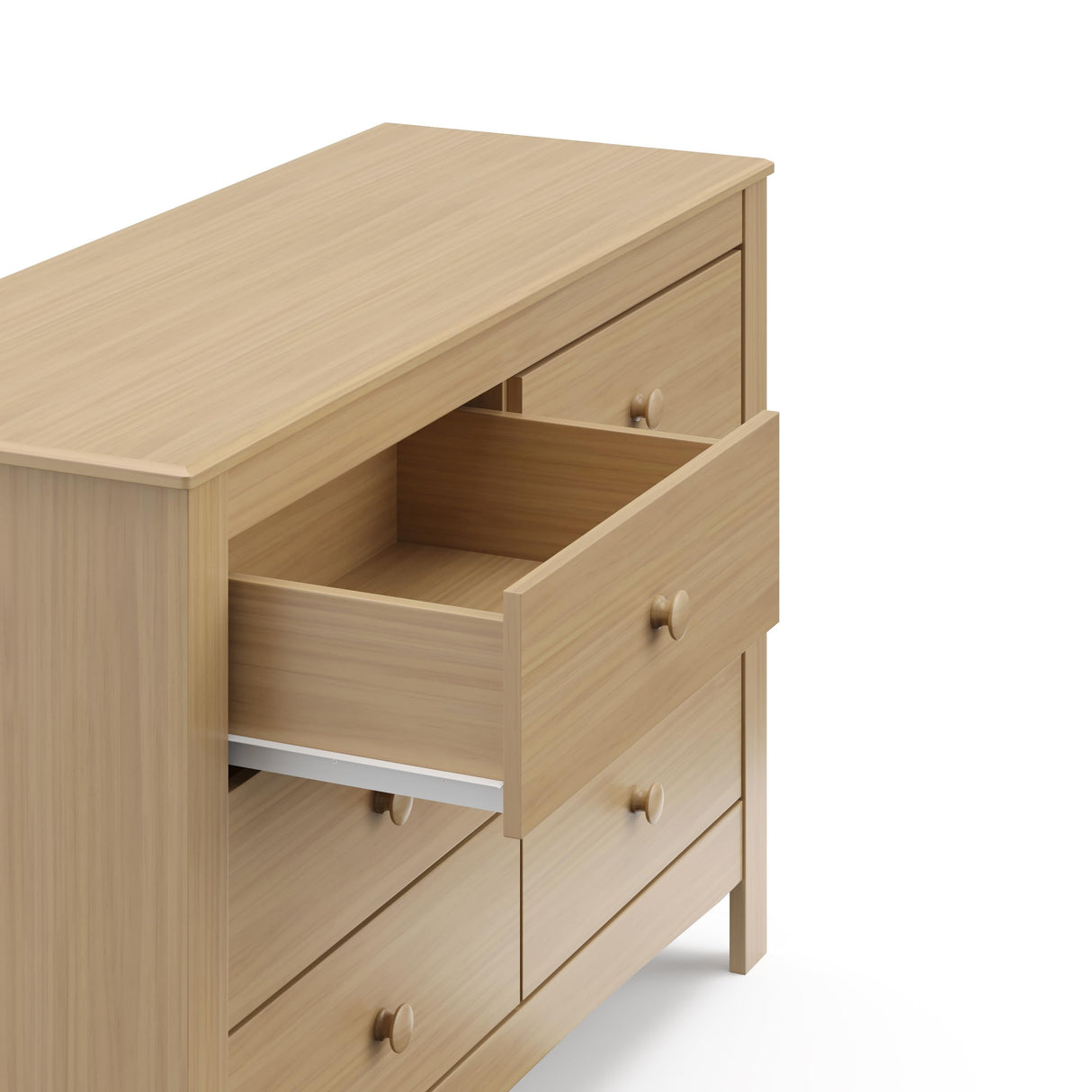 Graco Noah 6-Drawer Dresser (Driftwood) – GREENGUARD Gold Certified, Wood Dresser for Bedroom, Kids & Nursery Storage Chest, Safety Interlocking Drawers, Pre-Installed Tracks, Kids Chest Graco