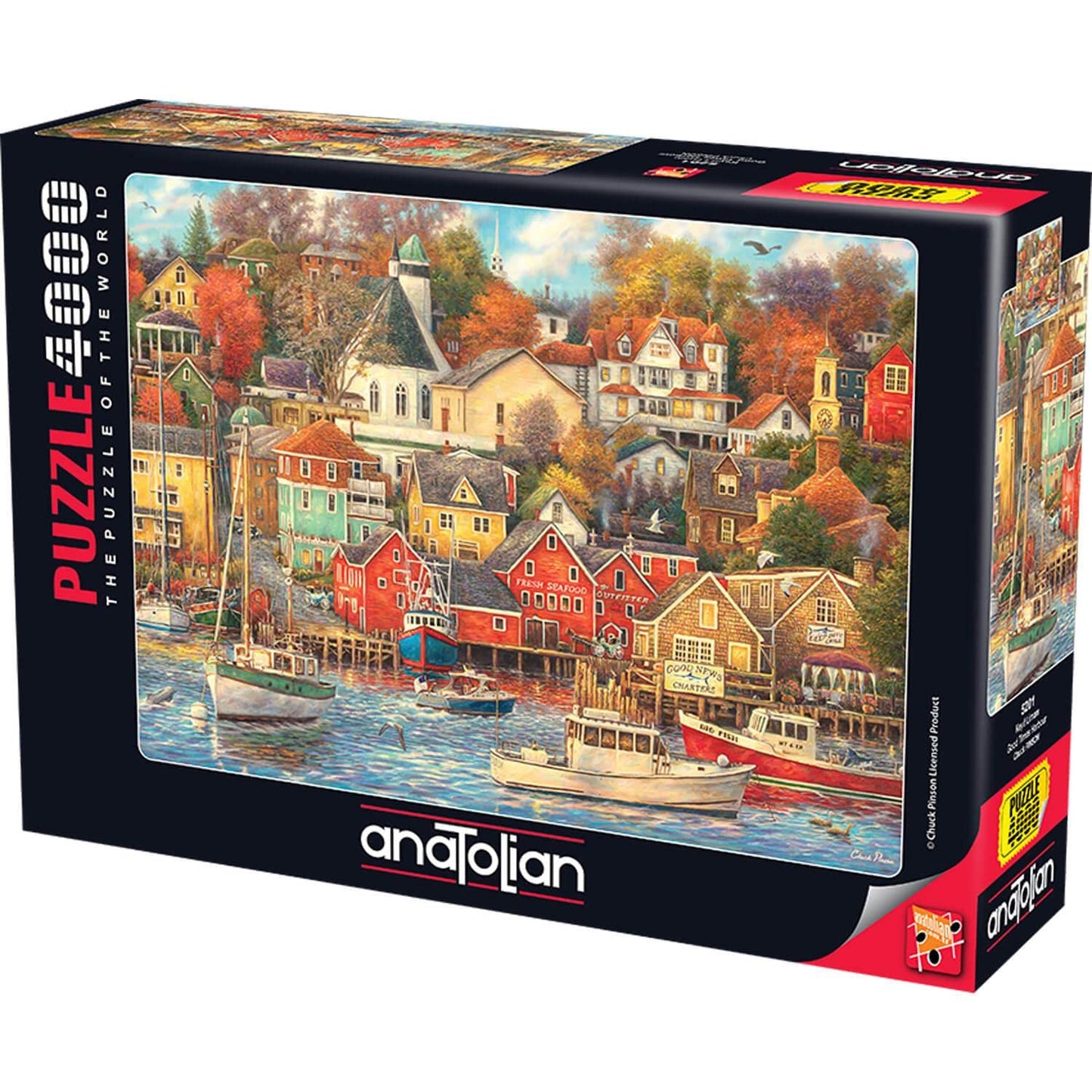 Anatolian Puzzle - Good Times Harbor, 4000 Piece Jigsaw Puzzle, #5201