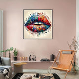 STGLCR Music Diamond Painting Kits for Adults Beginner, 5D Mouth Diamond Art Kits, DIY Full Round Drill Diamond Dots Painting Gem Arts Crafts Kits for Home Decor 12x12in STGLCR