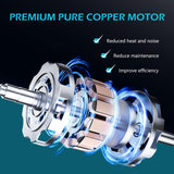 POHYEOL 24V MAX Cordless One-Handed Reciprocating Saw for Wood & Metal Cutting, Variable Speed,4 Saw Tool-Free Blade Change POHYEOL